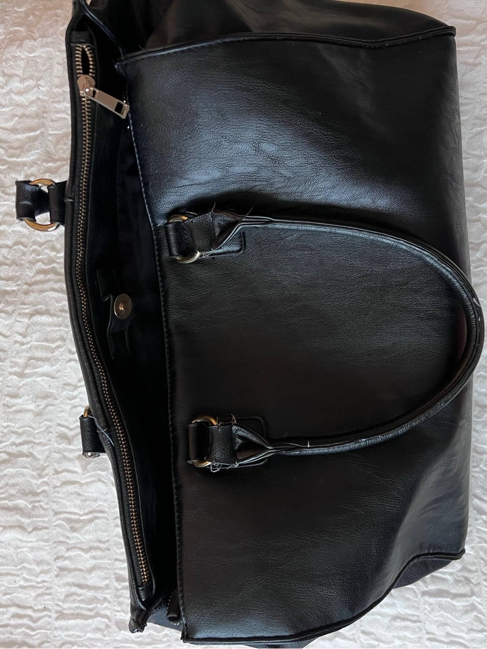 Aldo Black Tote with Gold Hardware - Picture 8 of 8